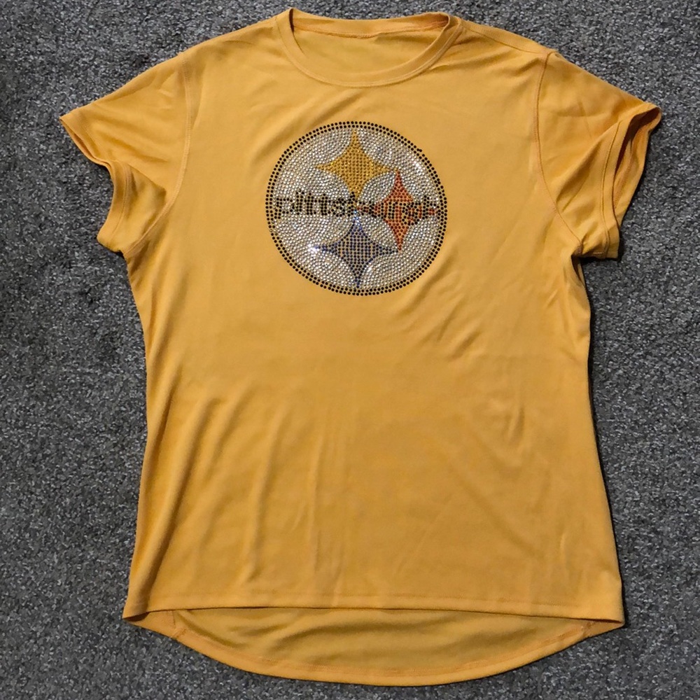 Pittsburgh Steelers fitted t shirt size large/xl